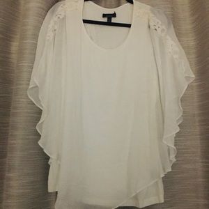 Alyx XXL white blouse - very flattering -sleeveless blouse